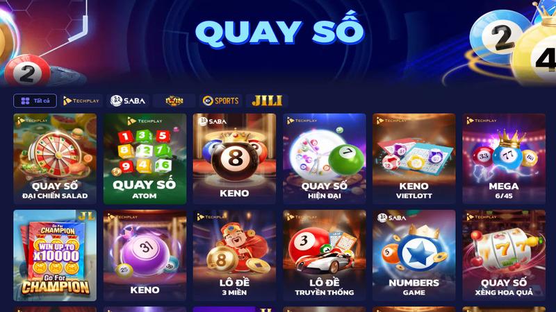 Thử vận may làm giàu nhanh chóng với sảnh Quay số Tin88