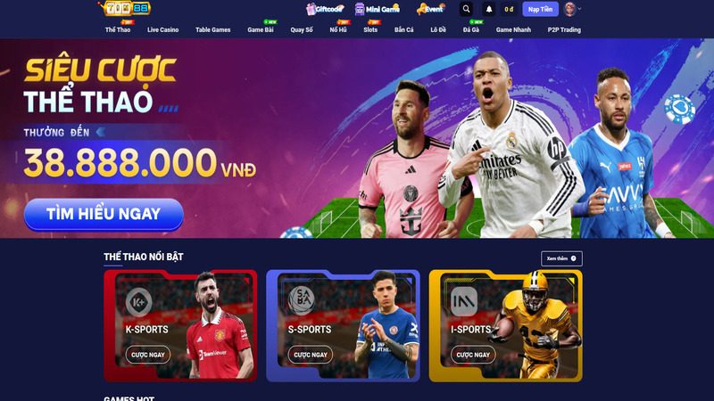 Website có thông tin minh bạch, load mượt mà